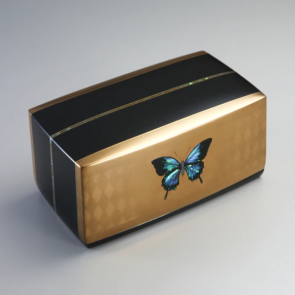 蒔絵螺鈿香炉「四蝶」(浅井 康宏)｜ギャラリージャパン