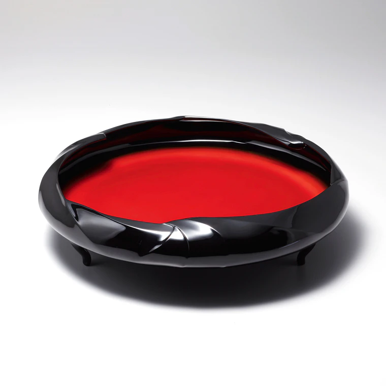photo Kanshitsu Food Vessel "Burning Embers"