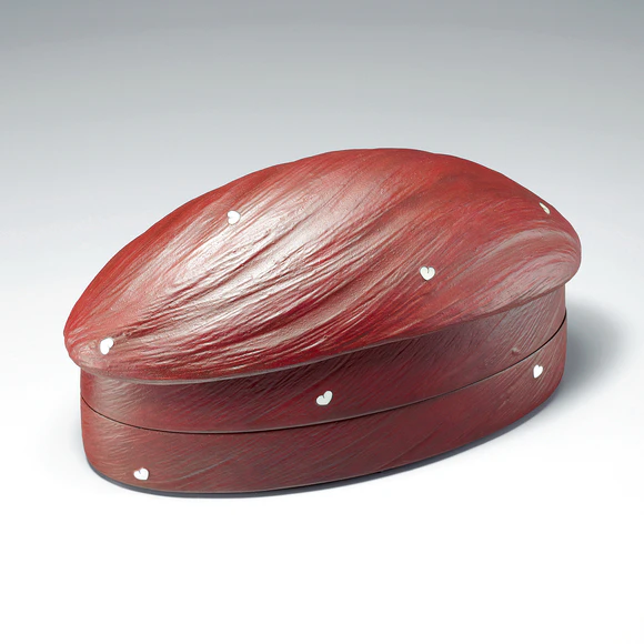 Kanshitsu Two-tiered Food Box with Kawarinuri