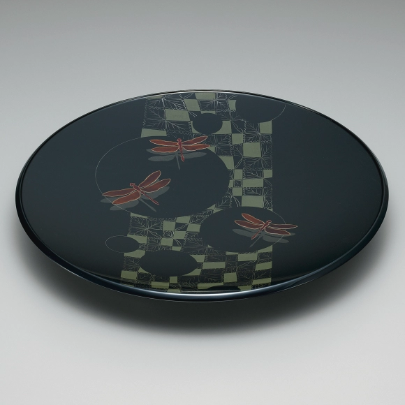 蒔絵盛器「伸々と」