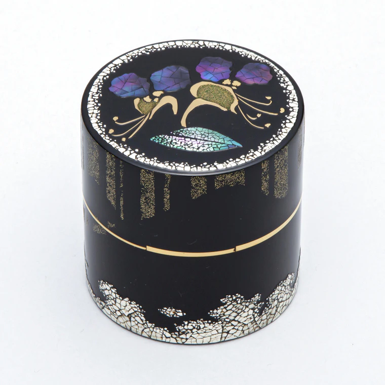 photo 平文蒔絵中次「露花」