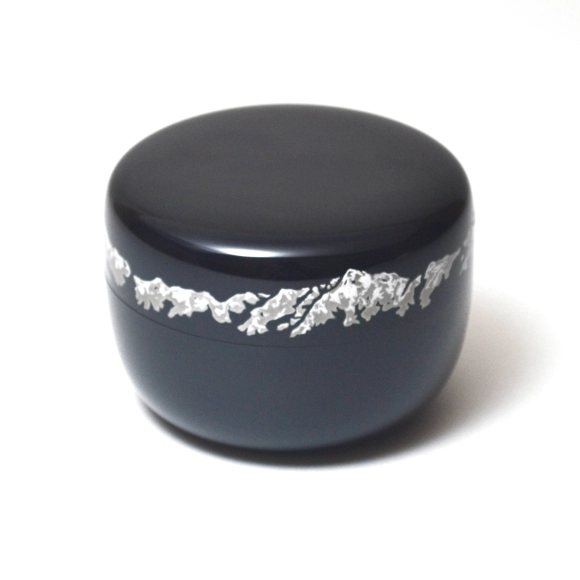 城端蒔絵平棗「立山連峰」