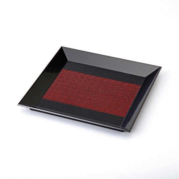 Ajiro (Woven Bamboo) Square Serving Tray