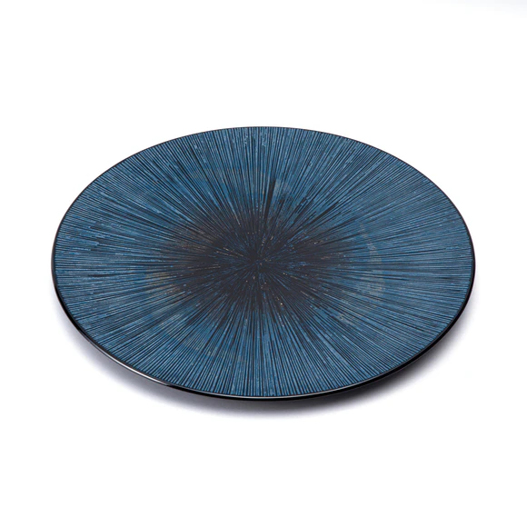Plate with Design in Kinma "Floating and Sinking"