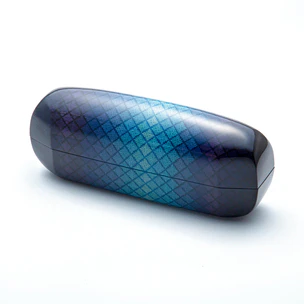 Kanshitsu Box with Design in Kinma "Blue Rain"