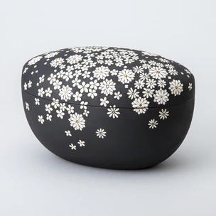 乾漆卵殻箱「Jardin fleuri」