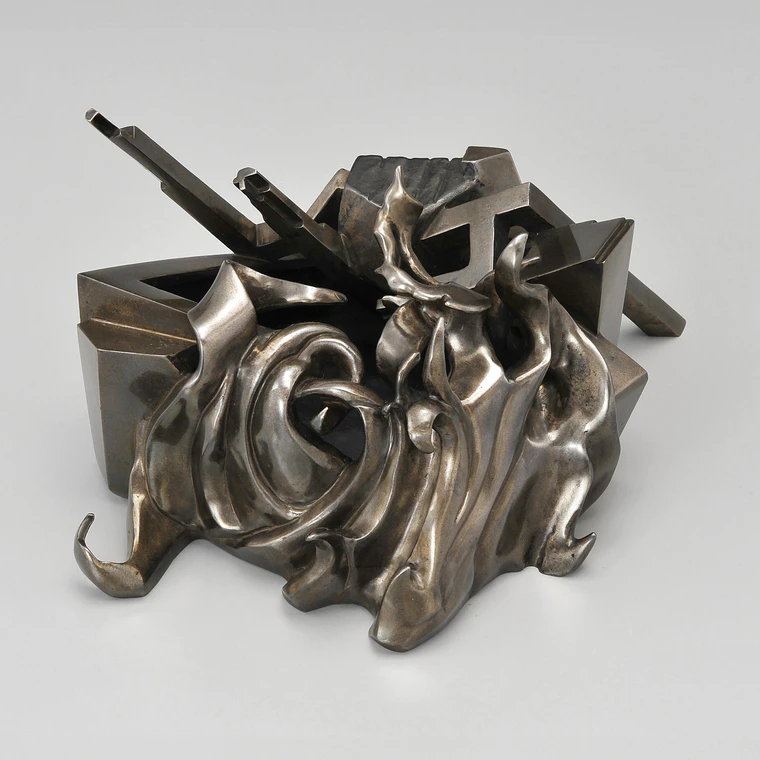 photo Copper Vessel Cast in Lost Wax Casting Method "Anger"