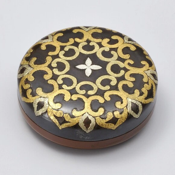 Incense Container with Flower Design