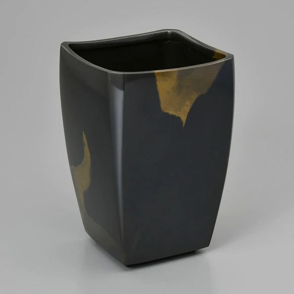 Square Flower vessel  in Two Different Metals