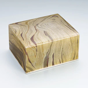 Marbled Metal Box Joined by Heat Welding Method