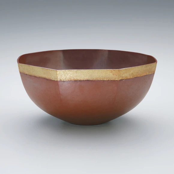 鍛黄銅銀彩壺「翠」(山田 藍)｜ギャラリージャパン