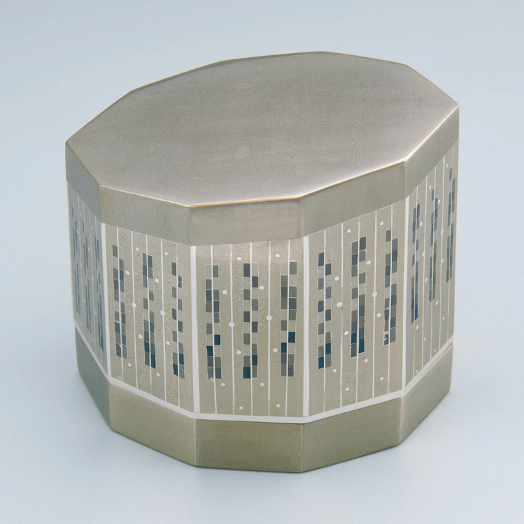 photo 切嵌象嵌接合せ小箱「木洩れ日」