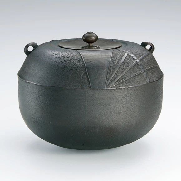 風炉（ふろ）火鉢ベース ダークブロンズ　釜 風炉（ふろ）火鉢ベース ダークブロンズ 釜