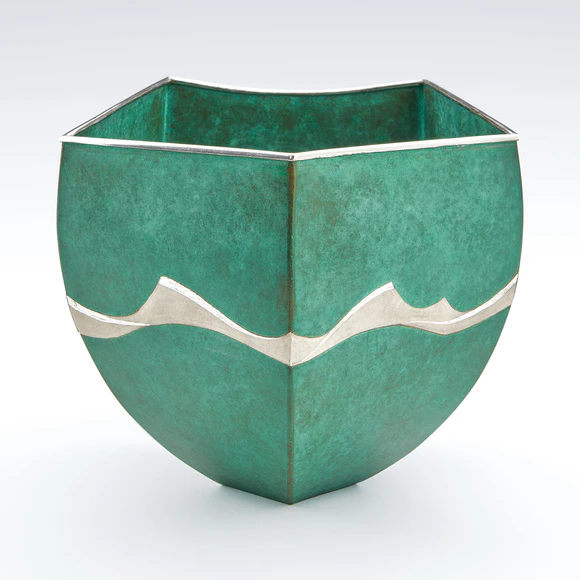 布目象眼雪華文飾皿(藤川 耕生)｜ギャラリージャパン