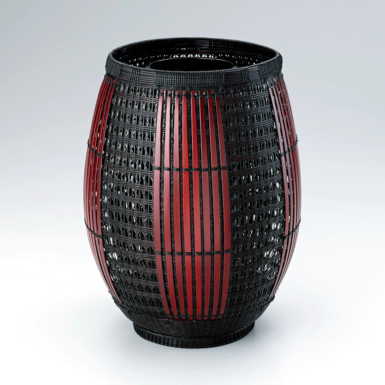 photo Flower Basket "Glowing Dark Red"