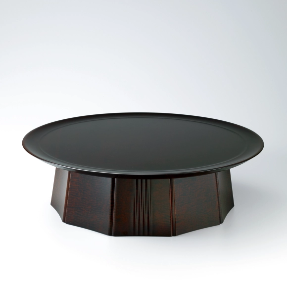 欅拭漆波濤紋卓(宮本 貞治)｜ギャラリージャパン