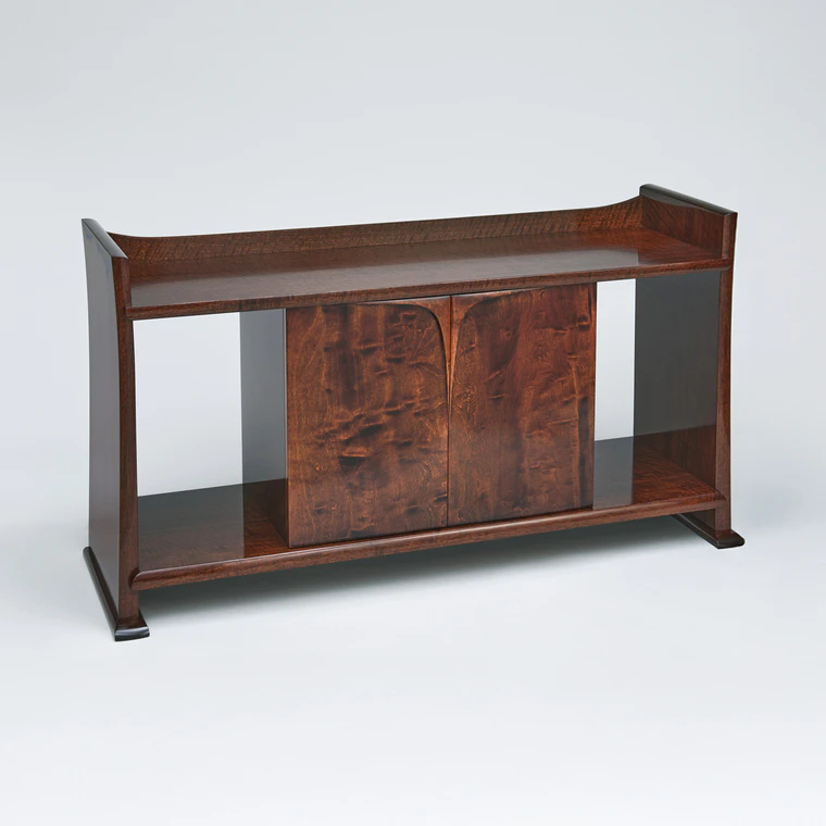 photo Shelf of Horse Chestnut and Walnut Wood