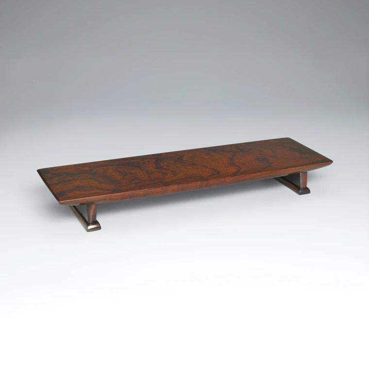 photo Table of Zelkova Wood Finished in Wiped Urushi