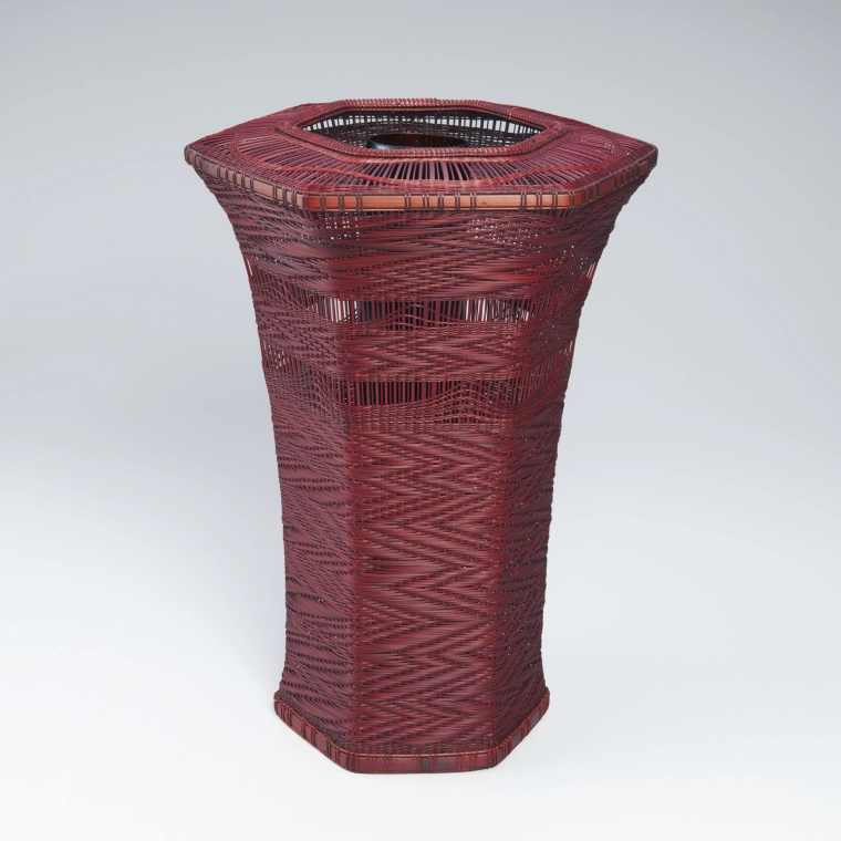 photo Flower Basket "Scarlet Clouds"