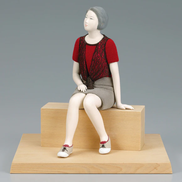 Wood Sculpture Covered with Cloth in Kimekomi Method 
