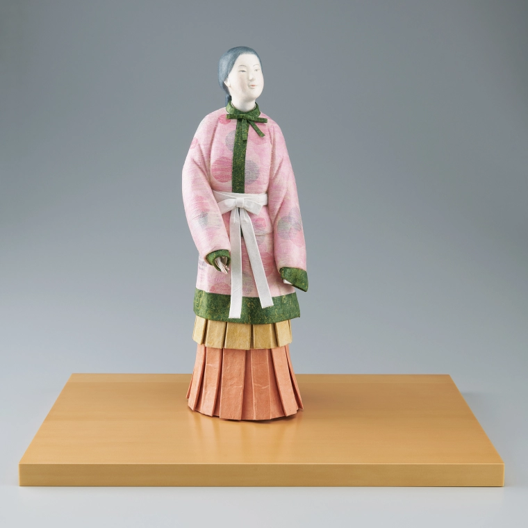 photo Formed with Tōso Over Wooden Core and Covered with Paper "Spring in Neo"