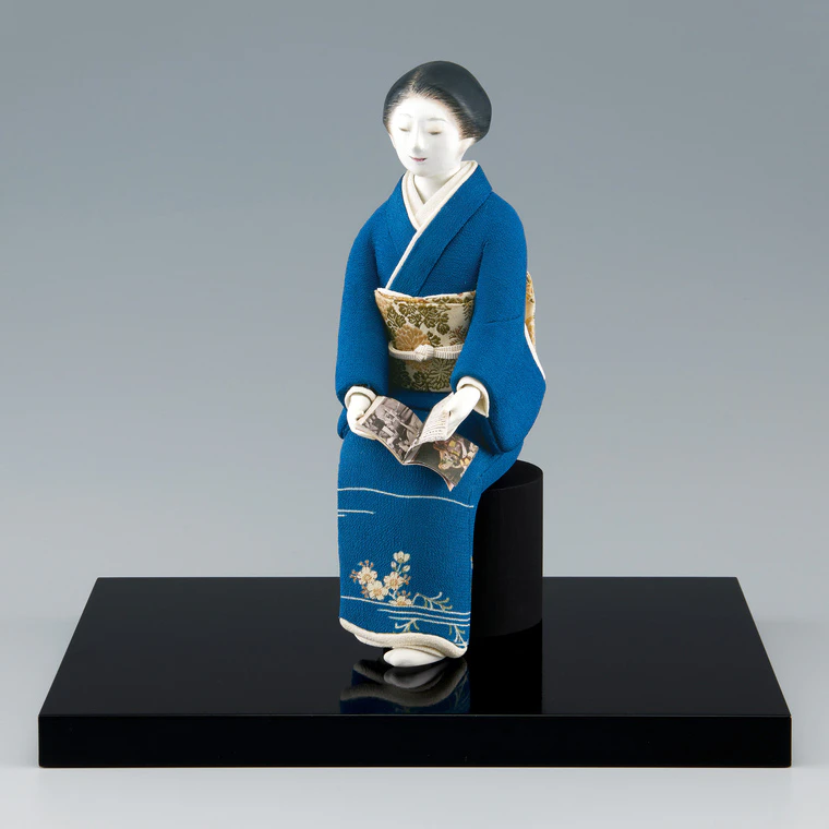 photo 木芯桐塑木目込「優しい時」