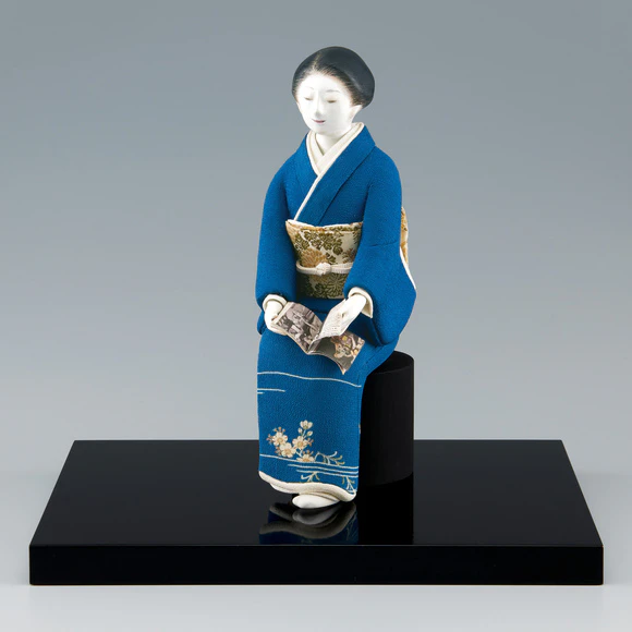 木芯桐塑木目込「優しい時」