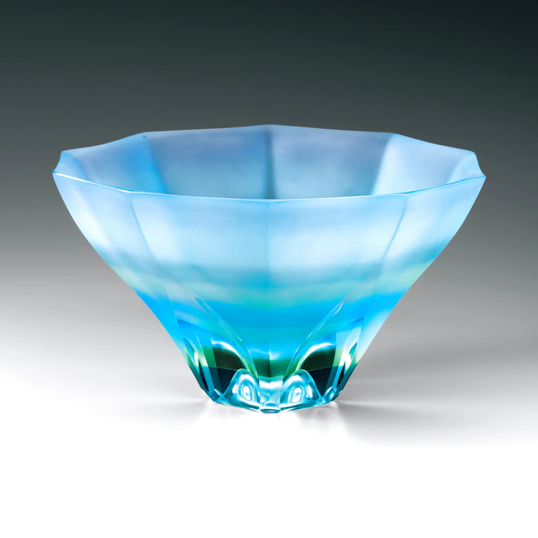 photo Glass Bowl "Memory of colors"