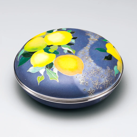 Cloisonne Covered Vessel 