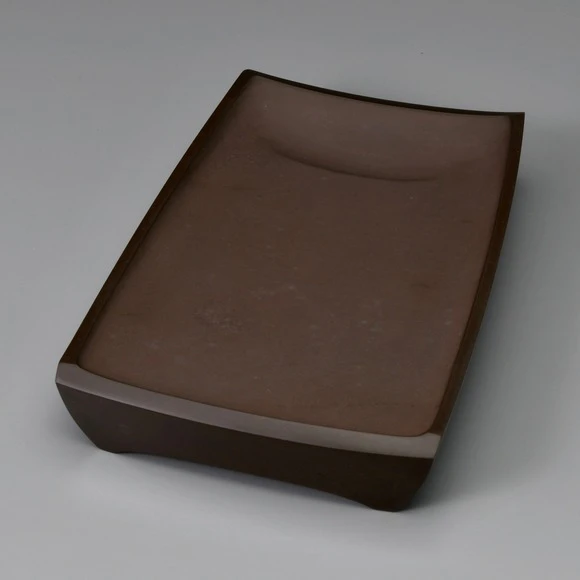 Inkstone with Slanting Hill Design