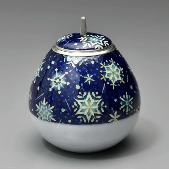 七宝焼 花瓶 赤透釉 四君子文 箱 台座付 菊 梅 花器 花入 花瓶