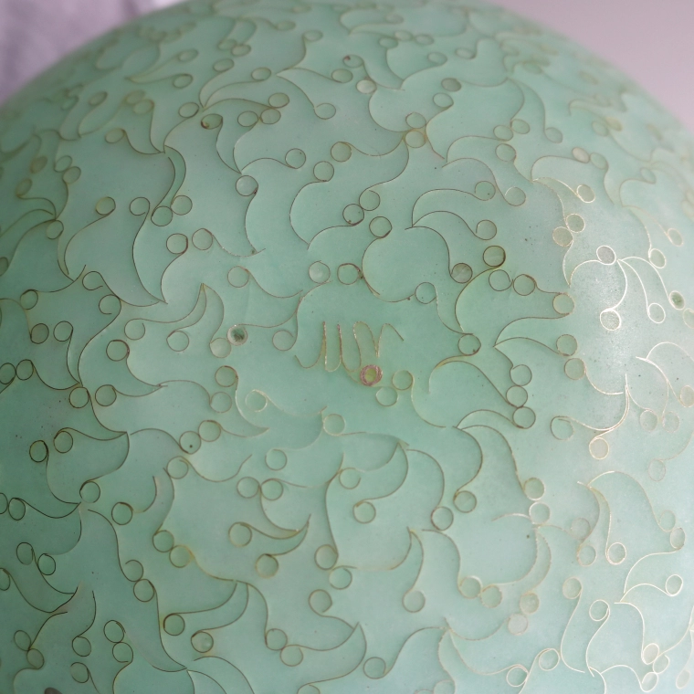 photo Plique-a-jour Bowl "Wind"