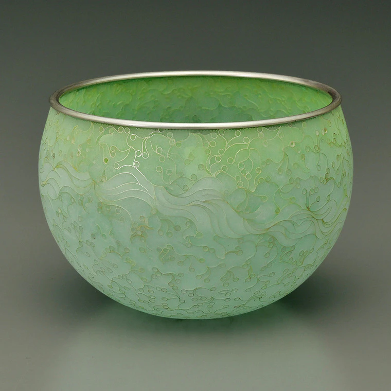 photo 省胎七宝bowl「風」