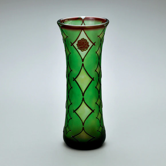 Sandblasted Flower Vase 