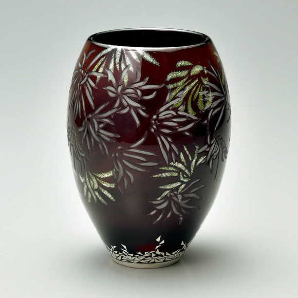 Glass flower Vessel 