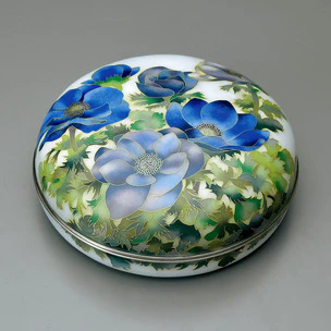 Cloisonne Covered Vessel 