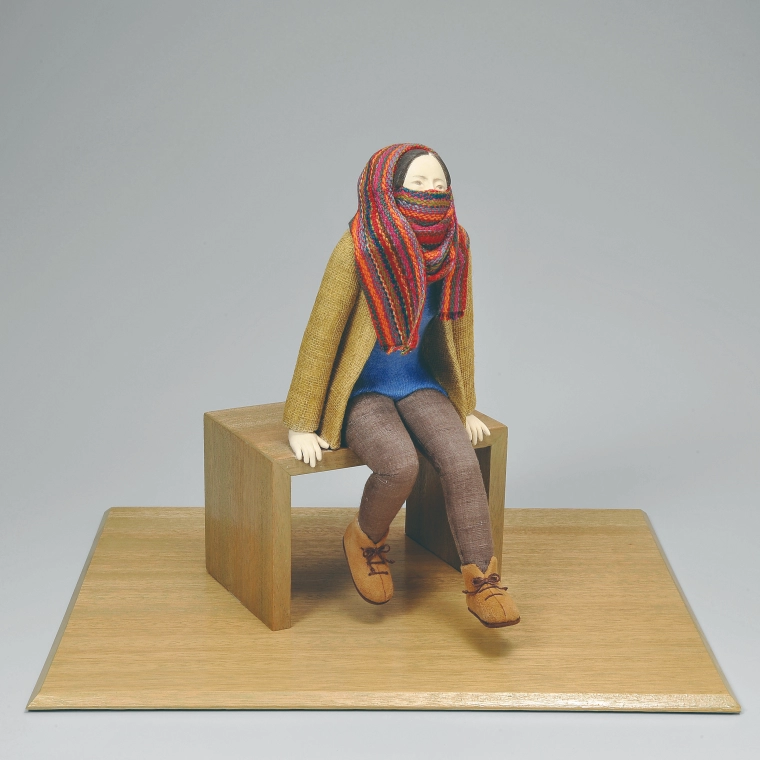 写真：木彫木目込「牧野」