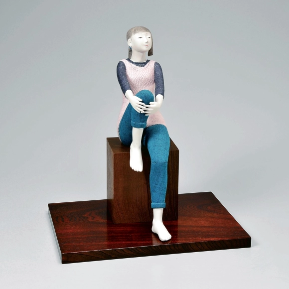 Formed with tōso and covered with cloth in kimekomi method "Beginning of summer"