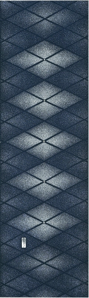 Obi Sash with Design in Yuzen Dyeing "Diamond"