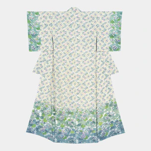 型絵染　類家 型絵染作家 小沢美由紀の世界 夏単衣のお洒落で洗練された九寸