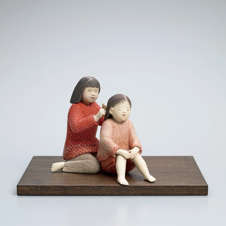 写真：木芯桐塑布紙貼「おめかし」