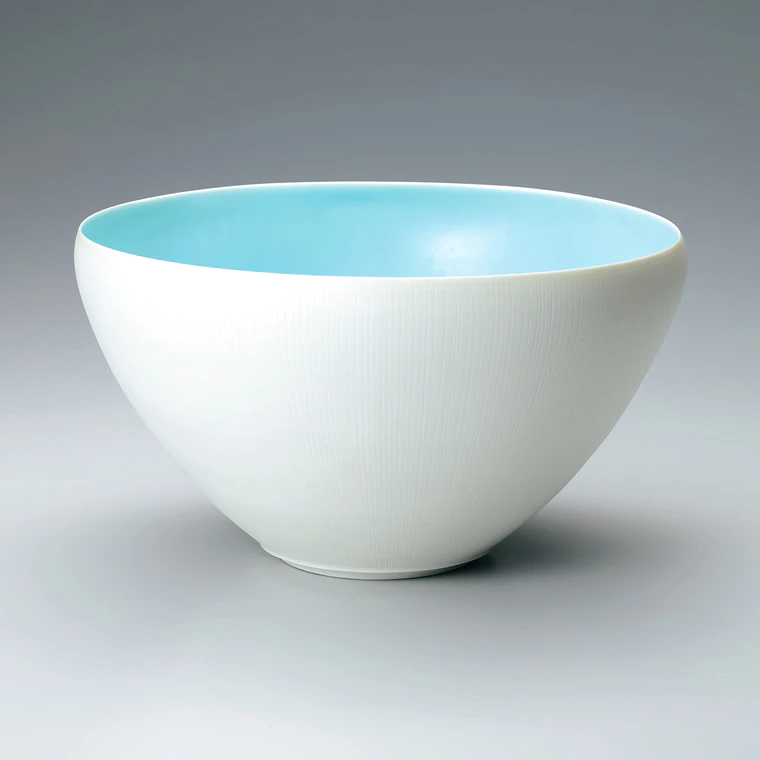 photo 氷青釉鉢「冬は夙めて」