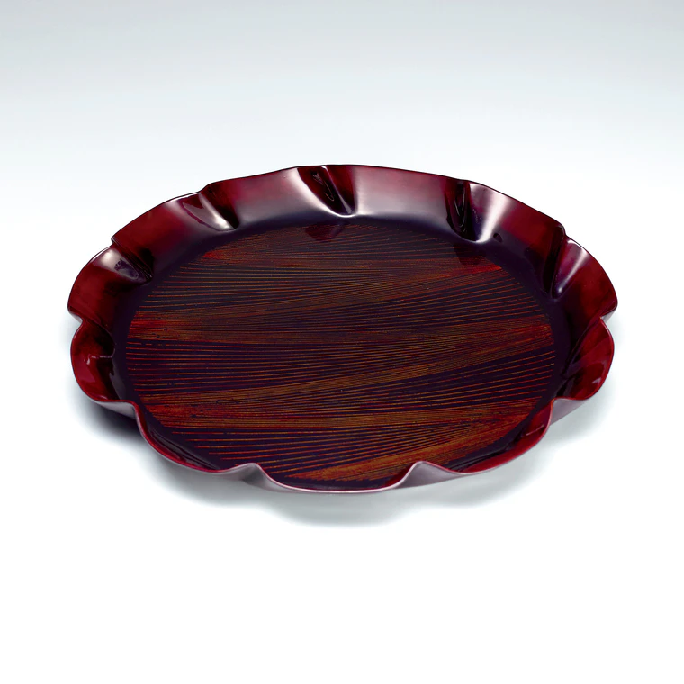 photo 乾漆波盛器