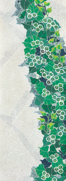 友禅染帯「木蔦」