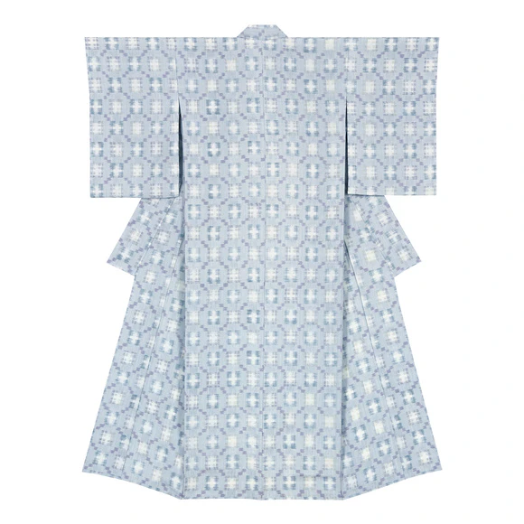 Kimono of Tsumugi "Blooming in the Rain"