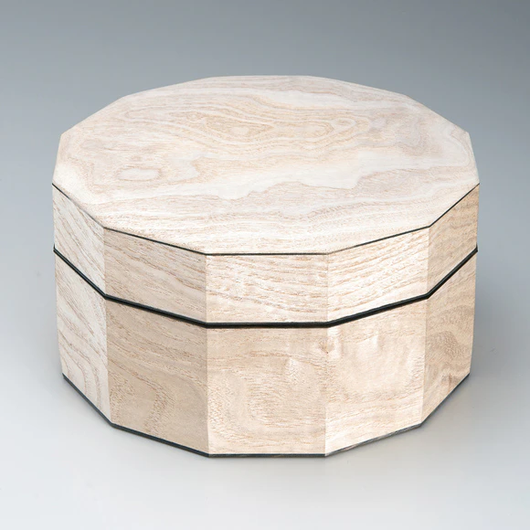 Dodecagonal Box of Paulownia Wood