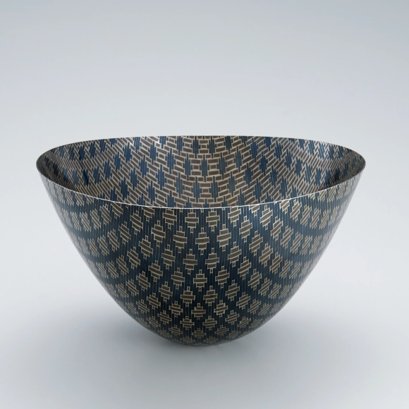 Vessel Made by Wire-Weaving Method "Kodo (Beat)"
