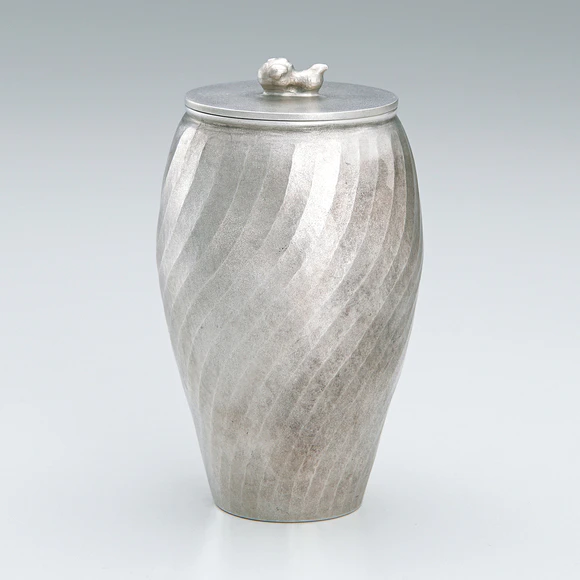 Silver Tea Container "Floating Clouds"