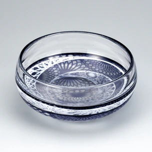 Hand-blown Glass Sweets Bowl "Matching"