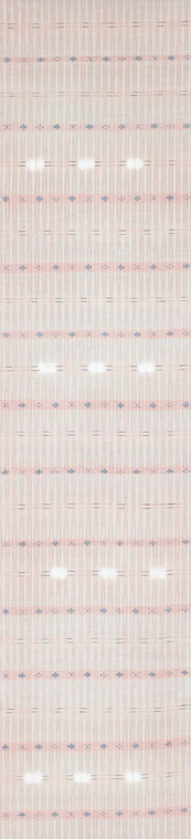 photo Kotobuki Kasuri Cloth for Kimono of Ojiya Ramie "Sound of Spring Snow"